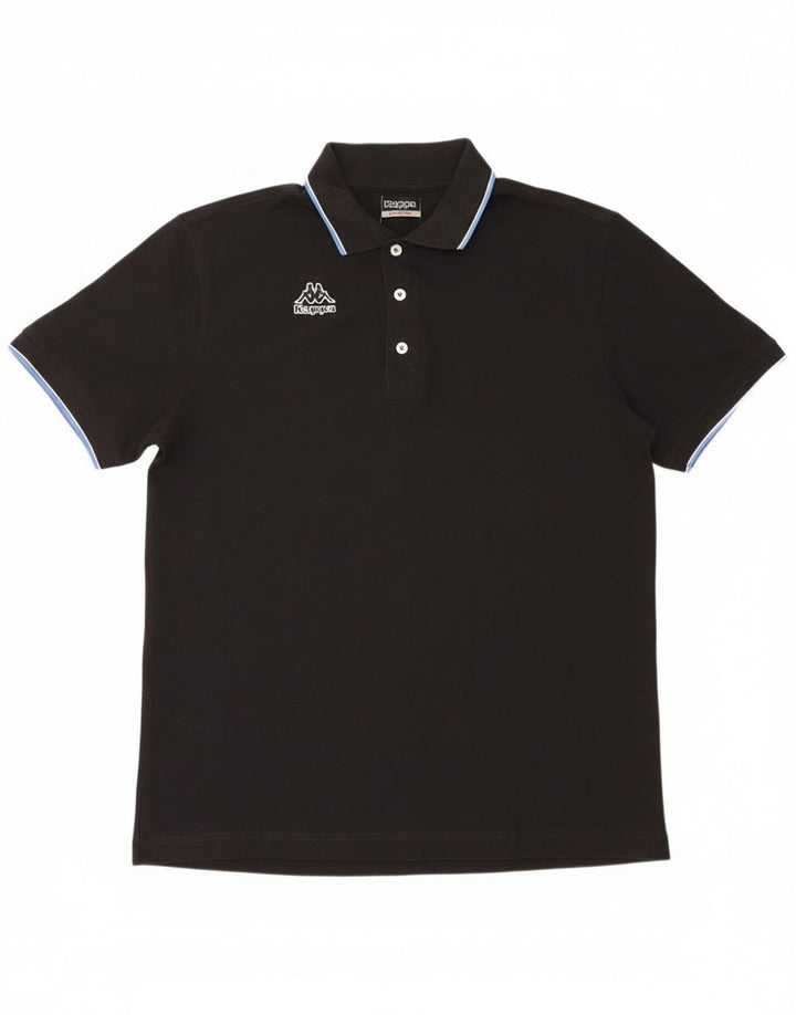 Camisa polo masculina Kappa XL algodão preto