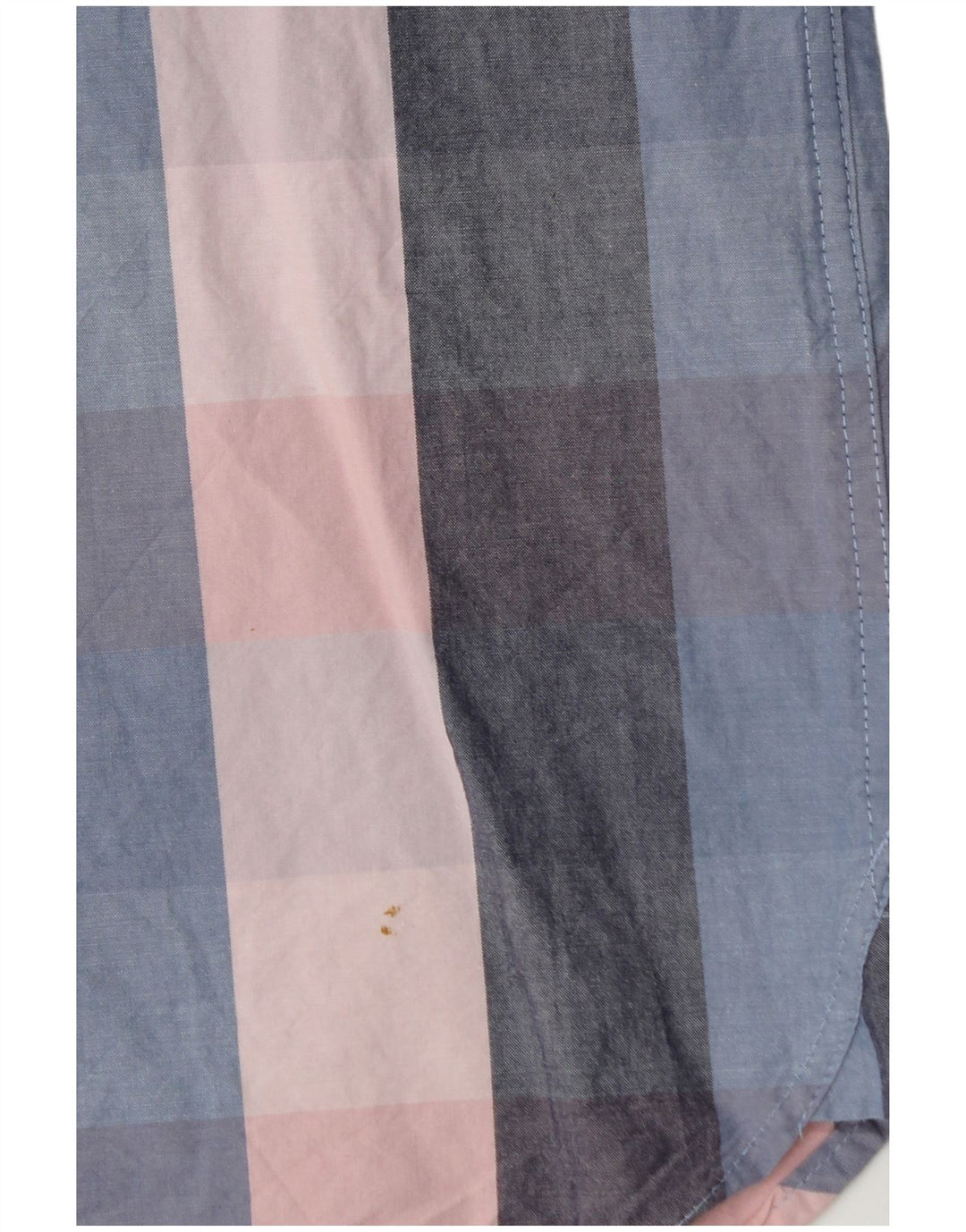 Camisa masculina de manga curta Lyle & Scott grande algodão xadrez multicolorido