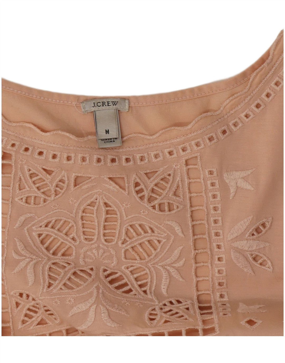 J. Crew blusa feminina top UK 14 médio rosa floral