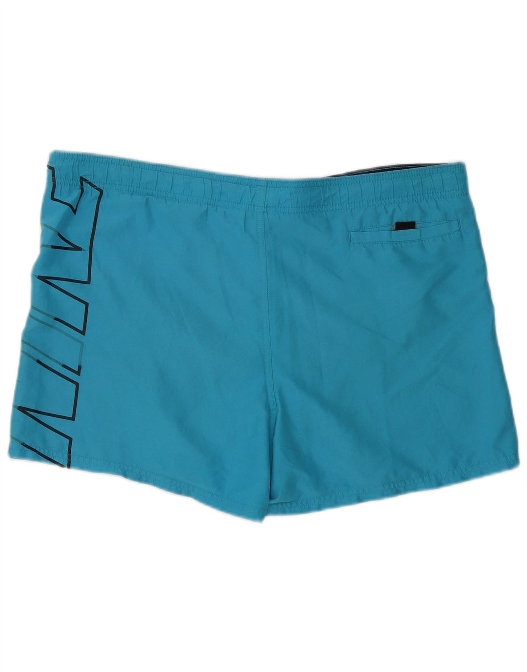 Shorts de natação masculinos Nike Graphic grande azul poliéster