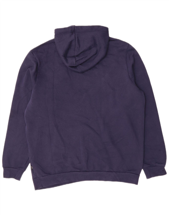 Jumper com capuz gráfico masculino PUMA grande azul marinho