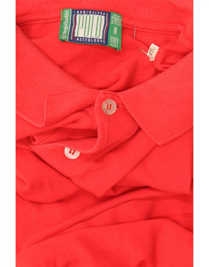 Camisa pólo masculina Sergio Tacchini grande vermelha