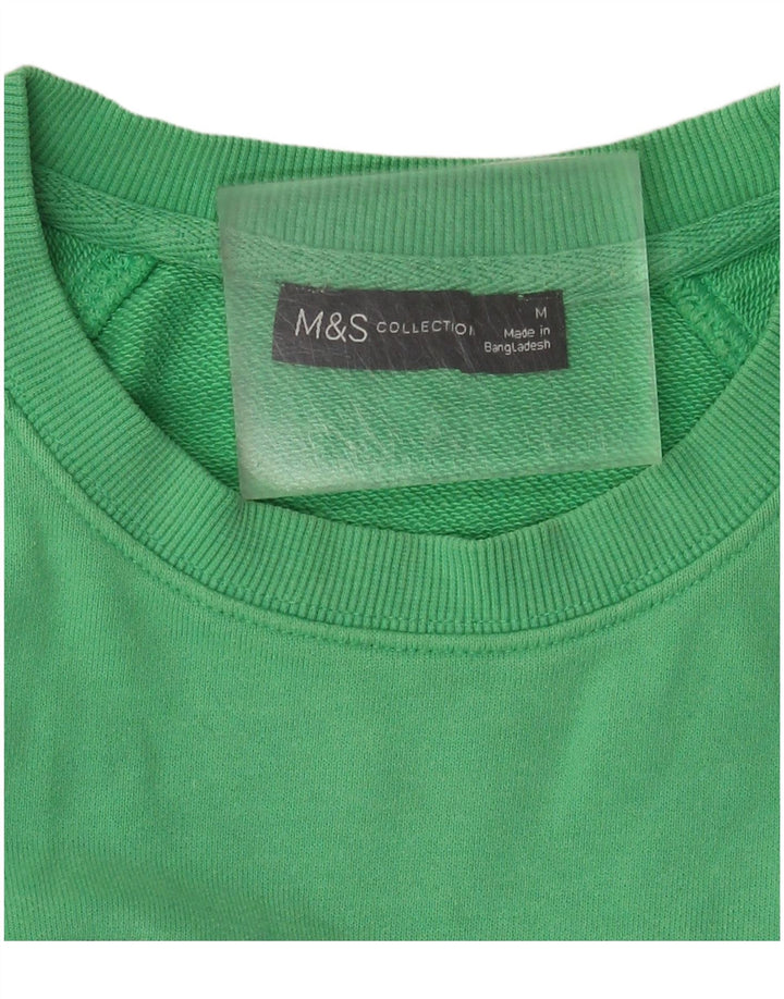 Suéter gráfico feminino Marks & Spencer UK 14 verde médio