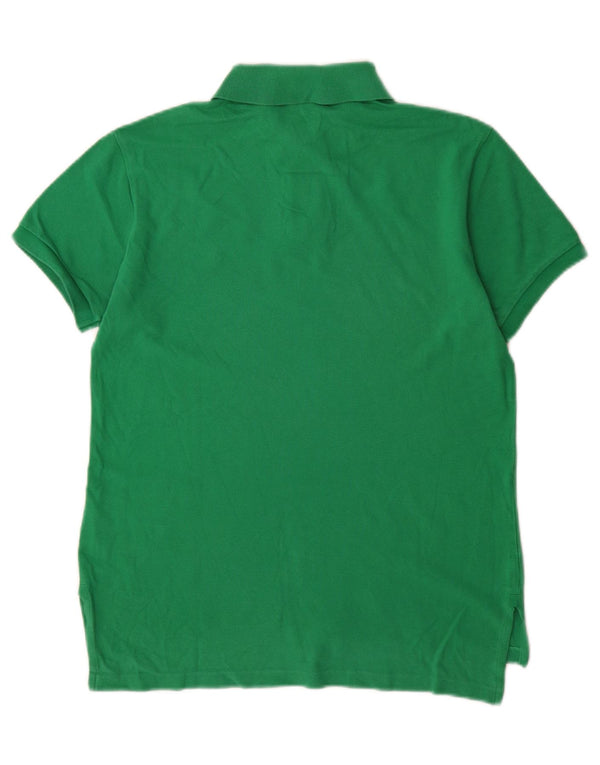Polo Ralph Lauren Mens Custom Fit Camisa Pequena Algodão Verde