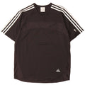 Adidas Masculino Climacool Camiseta Top Médio Preto Colorblock Poliéster