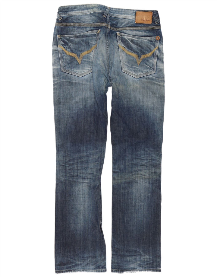 PEPE Jeans Masculino Bootcut W34 L34 Azul Algodão