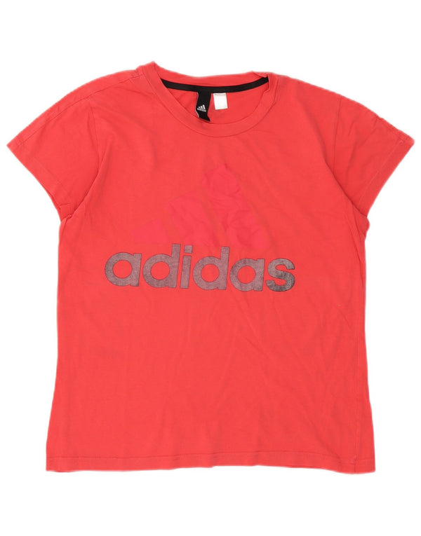 Camiseta Adidas Feminina Graphic Top UK 14 Médio Vermelho