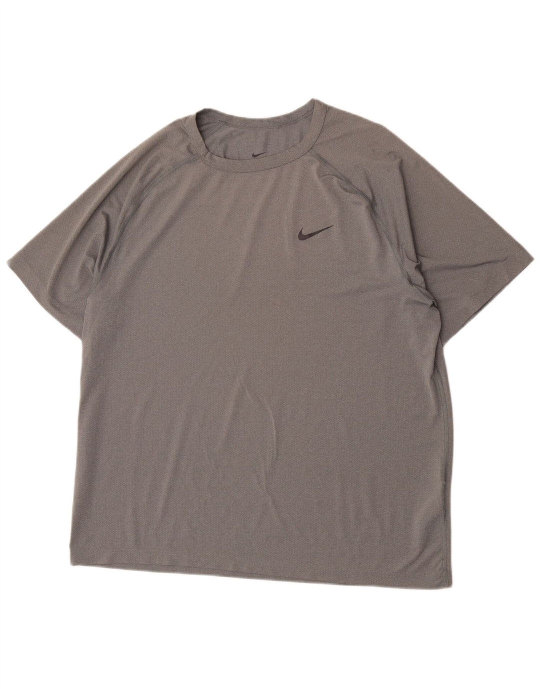 Camiseta Nike Masculina Dri Fit Top Grande Cinza Poliéster