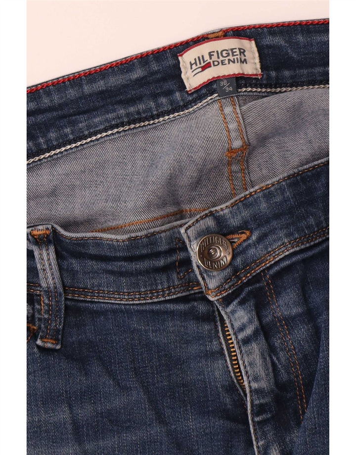 Tommy Hilfiger Masculino Slim Jeans W38 L30 Azul Algodão
