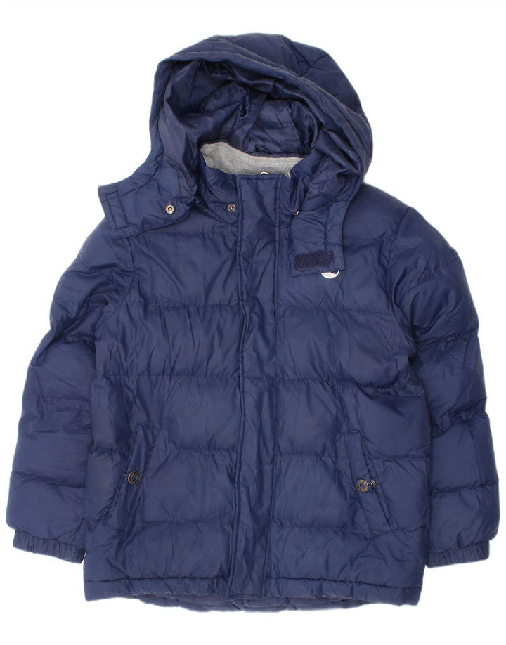 Casaco acolchoado com capuz Timberland Boys 7-8 anos azul poliéster