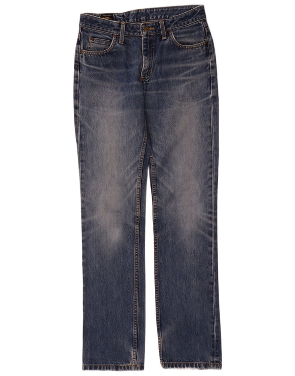 Lee Mens Straight Jeans W31 L35 Azul Algodão