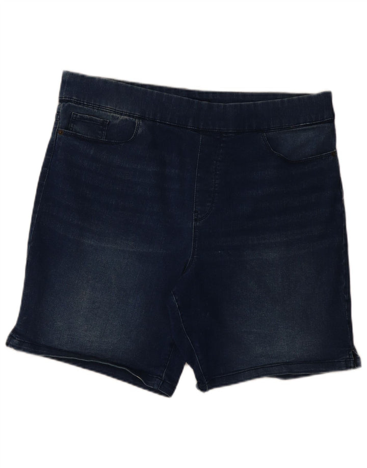 Shorts jeans feminino DKNY XL W38 algodão azul