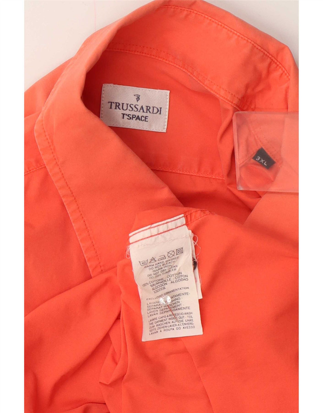 Camisa masculina Trussardi 3XL algodão rosa