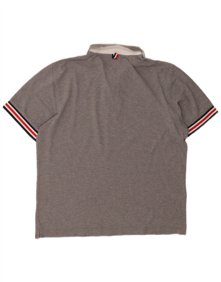 Camisa polo masculina SUN68 2XL algodão cinza