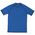 Camiseta masculina com proteção UV Mountain Warehouse em poliéster azul grande