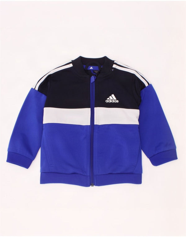 Jaqueta Adidas Baby Boys Treino Top 12-18 Meses Azul Colorblock
