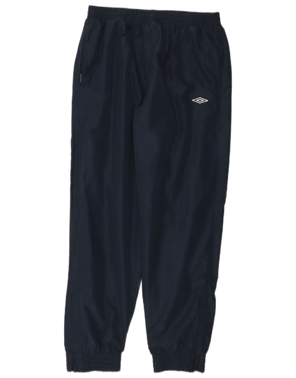 Umbro Calça de treino masculina Joggers grande poliéster azul marinho