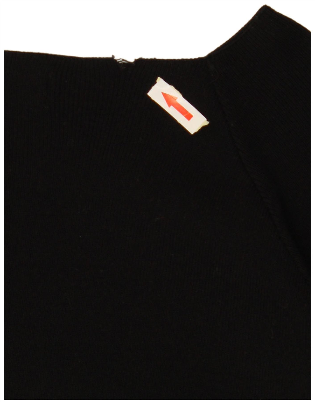 Top feminino ZARA com manga 3/4 e ombro de fora Reino Unido 10 pequeno preto