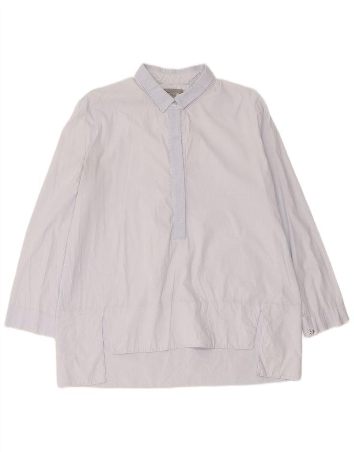 Cos Camisa Pulôver Feminina EU 44 XL Azul Algodão