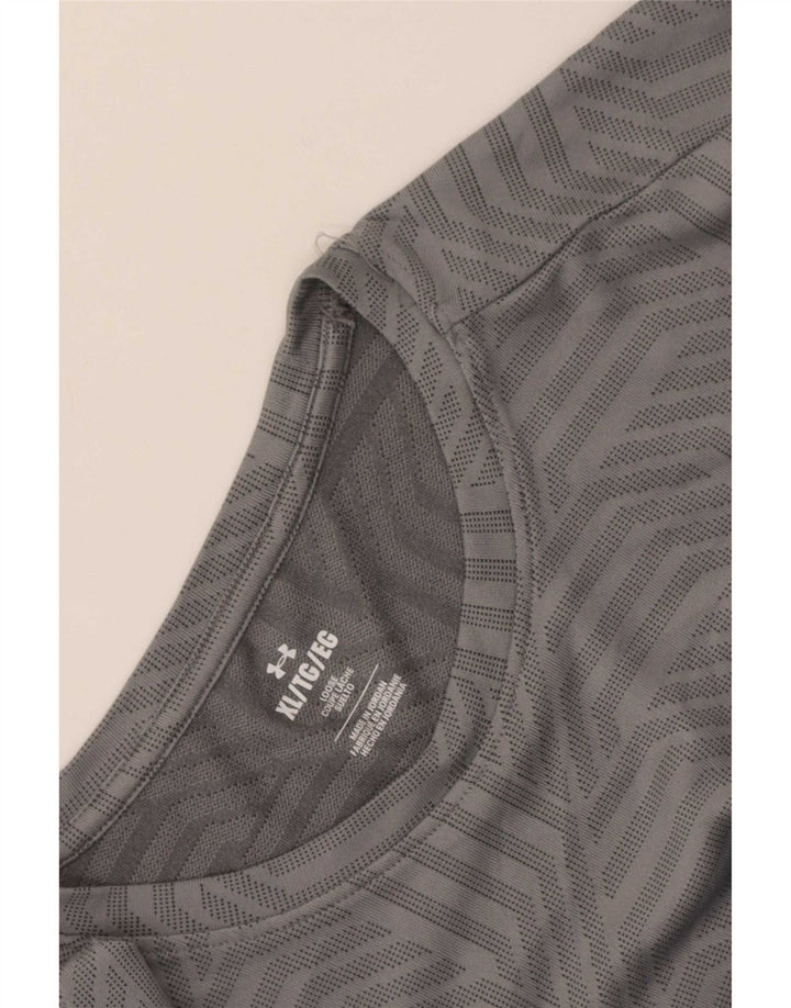 Camiseta masculina Under Armour Top XL cinza geométrica