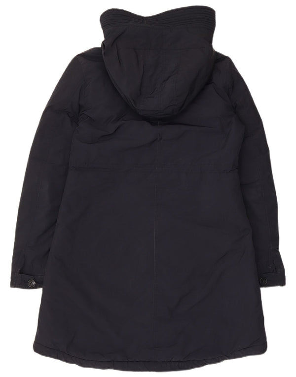 Casaco acolchoado com capuz Woolrich para meninas 13-14 anos azul marinho