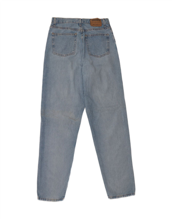 EDDIE BAUER Jeans Cônicos Femininos US 8 Médio W28 L33 Azul Algodão