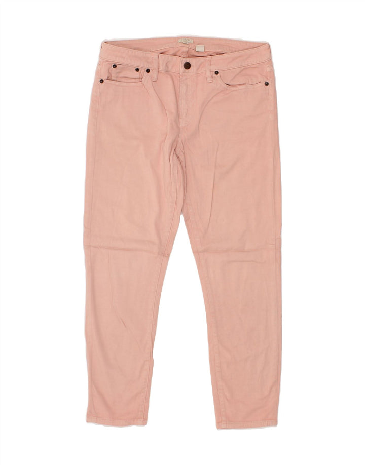 J. CREW Womens Slim Casual Trousers W29 L26 Pink Cotton Vintage J. Crew and Second-Hand J. Crew from Messina Hembry 