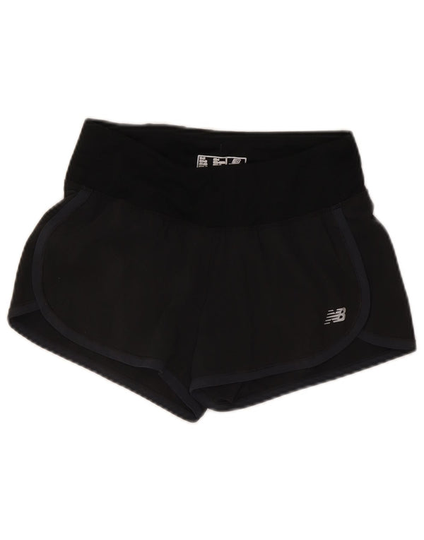 Shorts esportivos femininos New Balance UK 6 XS cinza