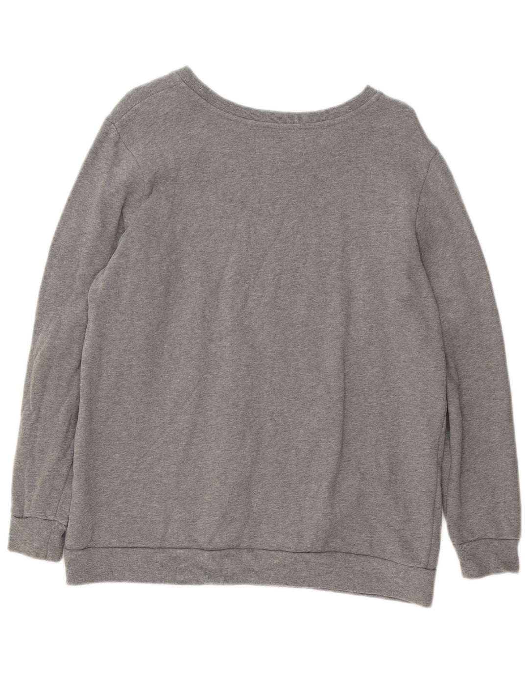 Moletom feminino Calvin Klein Jeans Jumper UK 14 cinza médio manchado