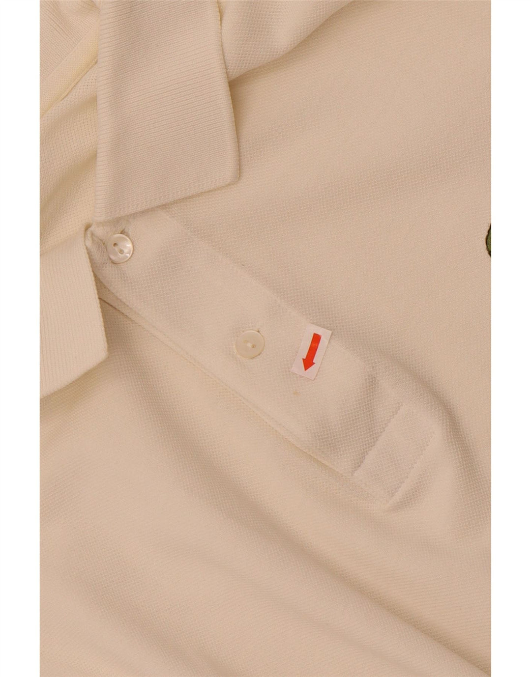 Camisa polo masculina Lacoste médio algodão branco