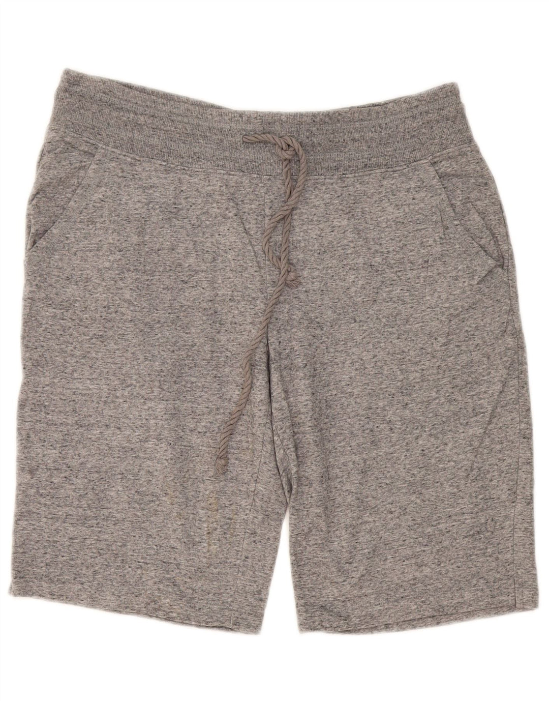 Shorts esportivos femininos Eddie Bauer UK 16 grande algodão cinza