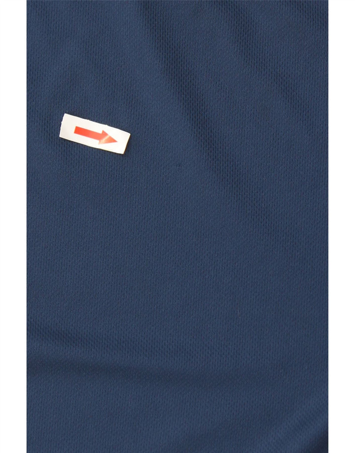 Camiseta Nike Masculina Dri Fit Top Grande Azul Marinho Colourblock Poliéster