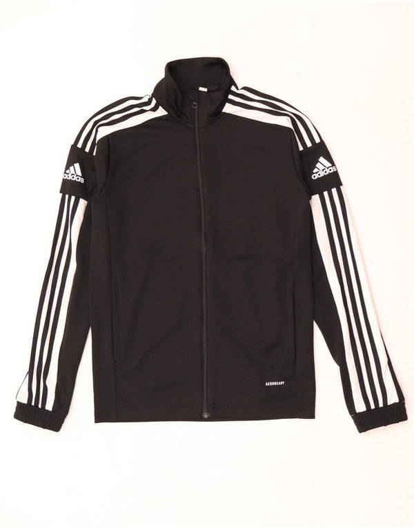Adidas Mens Aeroready Tracksuit Top Jacket Pequeno Poliéster Preto