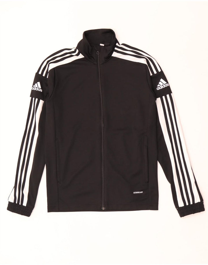 Adidas Mens Aeroready Tracksuit Top Jacket Pequeno Poliéster Preto