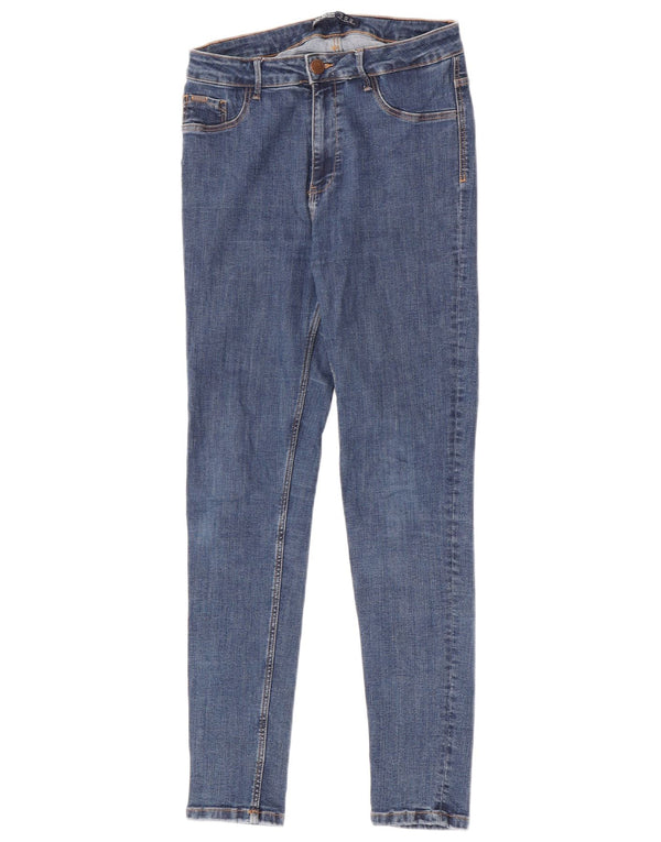 Zara Jeans Skinny Feminino EU 38 Pequeno W28 L27 Azul Algodão