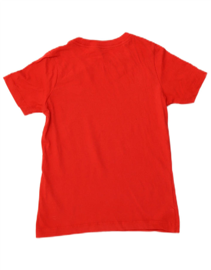 Camiseta Nike Meninos Top 7-8 Anos XS Vermelho Algodão