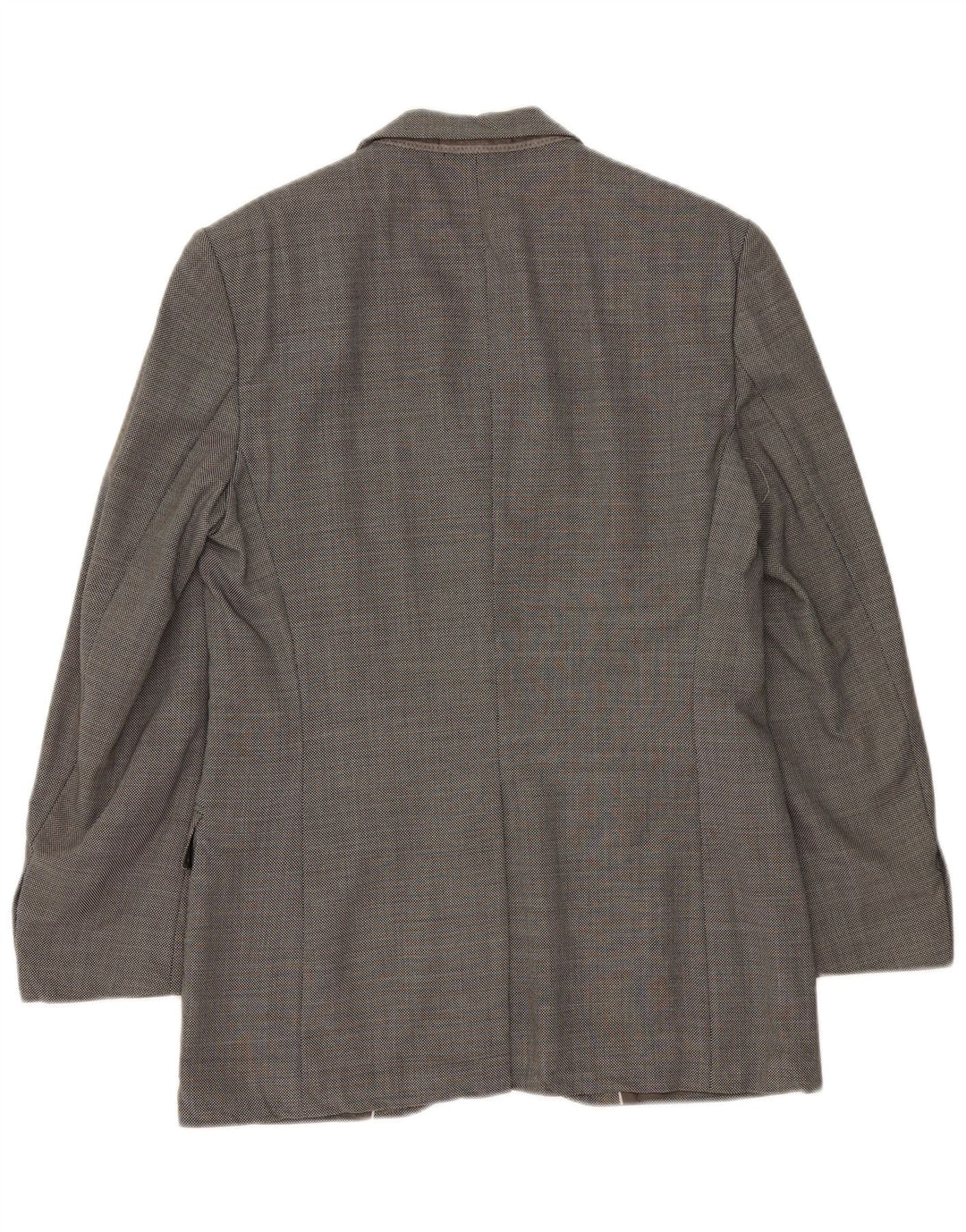 Jaqueta Blazer Masculina Hugo Boss com 3 Botões EU 50 Lã Cinza Grande