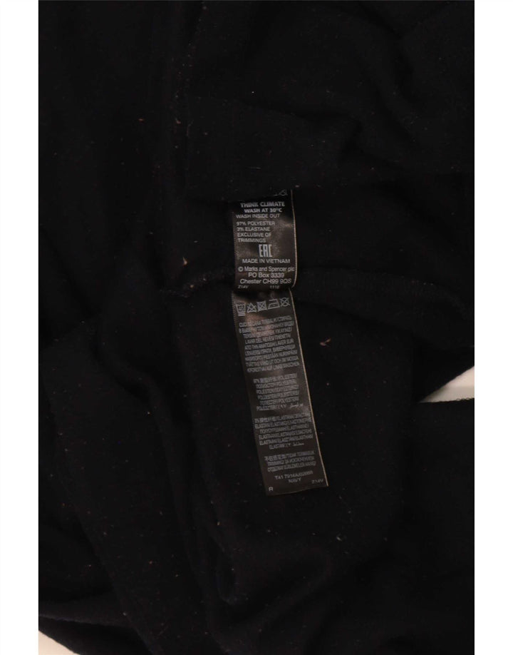Sobretudo aberto feminino Marks & Spencer UK 18 XL azul marinho poliéster