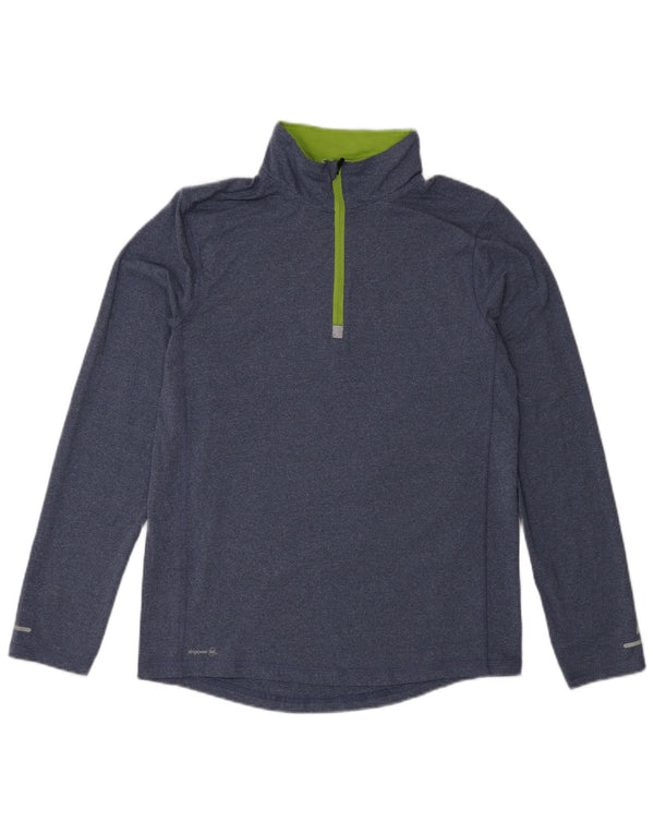 Russell Athletic Boys Pulôver Agasalho Top 15-16 Anos 2XL Azul Salpicado