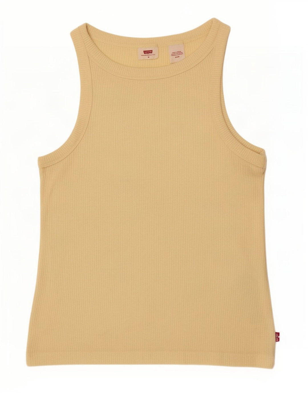 Colete feminino Levi's Top UK 12 Médio Amarelo Modal