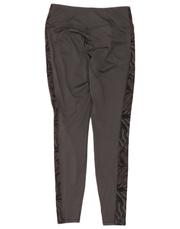 Leggings feminino Asics UK 14 poliéster cinza médio com estampa animal