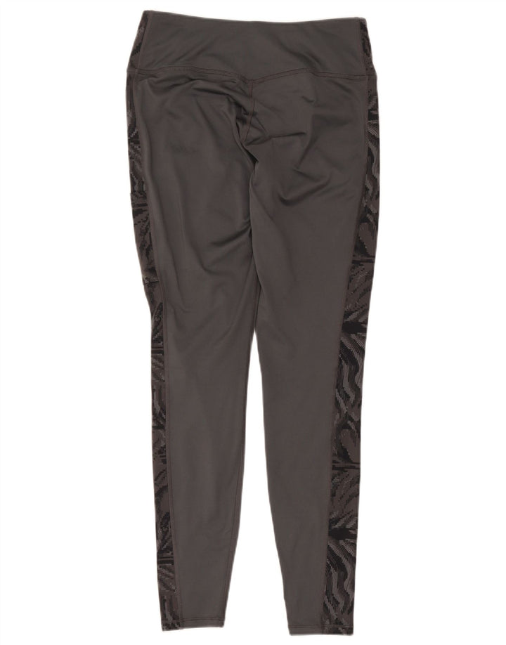 Leggings feminino Asics UK 14 poliéster cinza médio com estampa animal