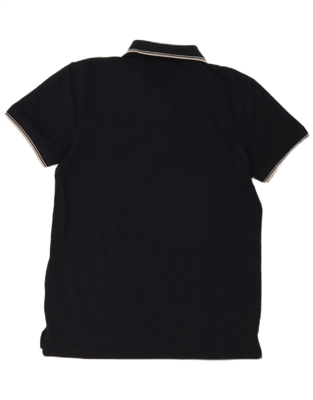 Camisa polo masculina Renato Balestra grande algodão preto
