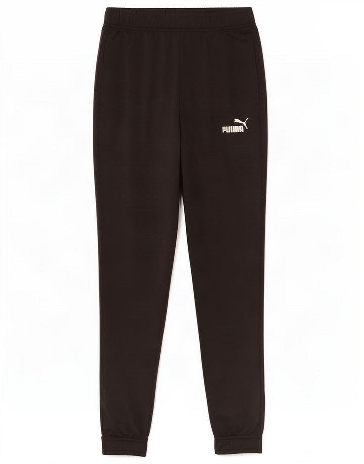 Calça de treino masculina Puma Joggers pequeno poliéster preto