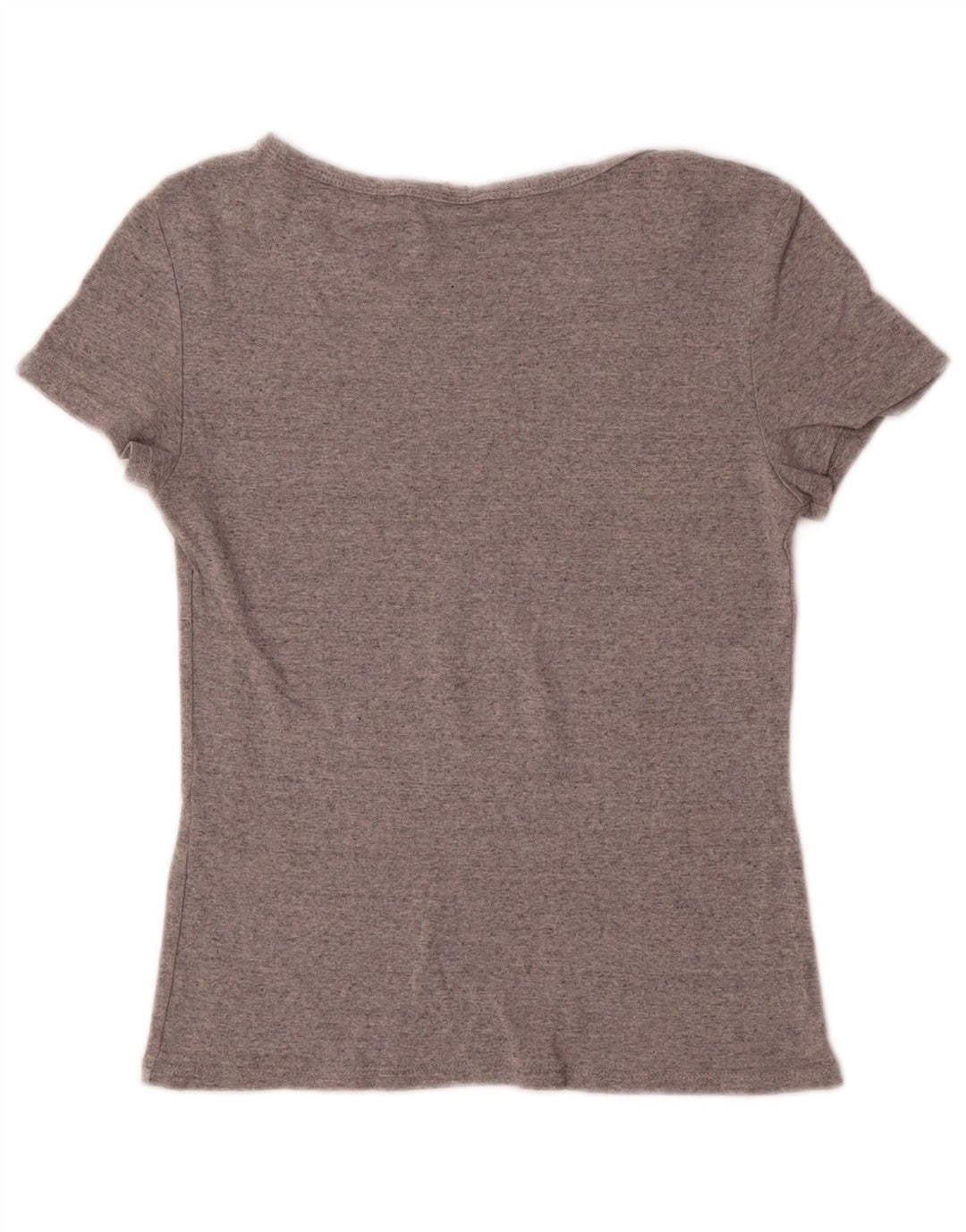 Camiseta feminina Levi's UK 8 pequena cinza manchada