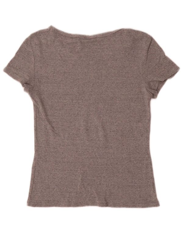 Camiseta feminina Levi's UK 8 pequena cinza manchada