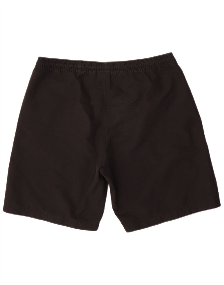 Shorts esportivos masculinos Adidas médio preto poliéster
