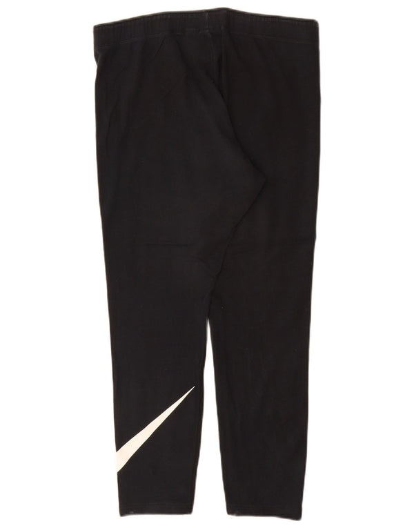 Leggings Nike Femininas Graphic UK 16 Grande Algodão Preto
