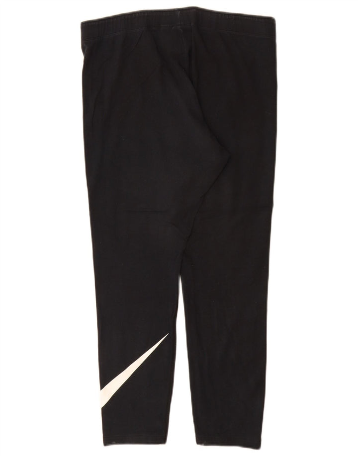 Leggings Nike Femininas Graphic UK 16 Grande Algodão Preto