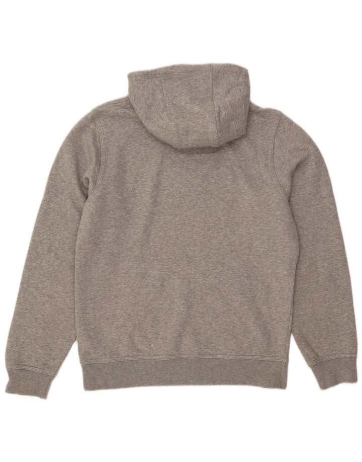 Jumper com capuz masculino Nike pequeno algodão manchado cinza